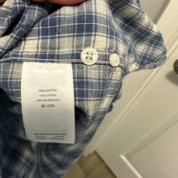 J.Crew Men’s Plaid Button Down Long Sleeve Shirt  XLT 🌟 - Picture 6 of 7